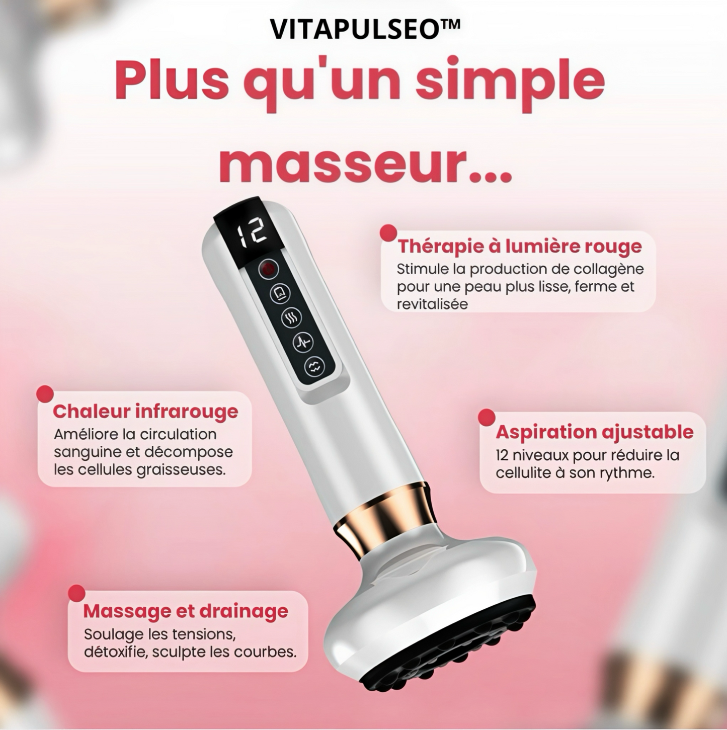 Masseur Anti-Cellulite & Raffermissant 3-en-1